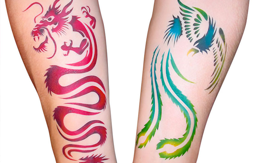 CNY Airbrush Tattoo Singapore