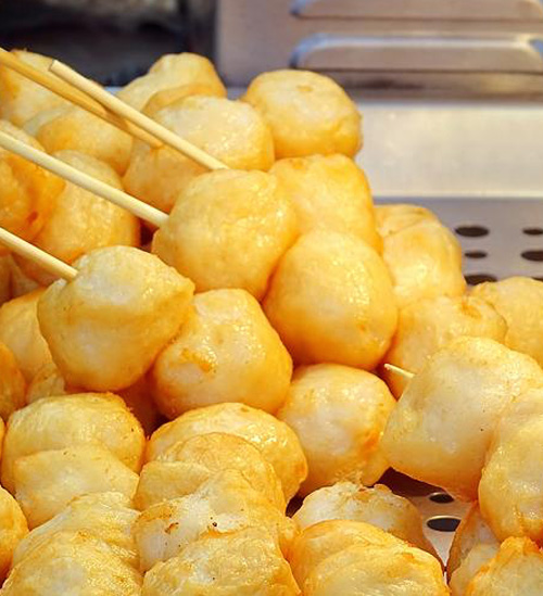 Fried Fish Ball Live Station