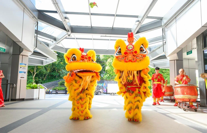 Lion Dance For CNY Singapore