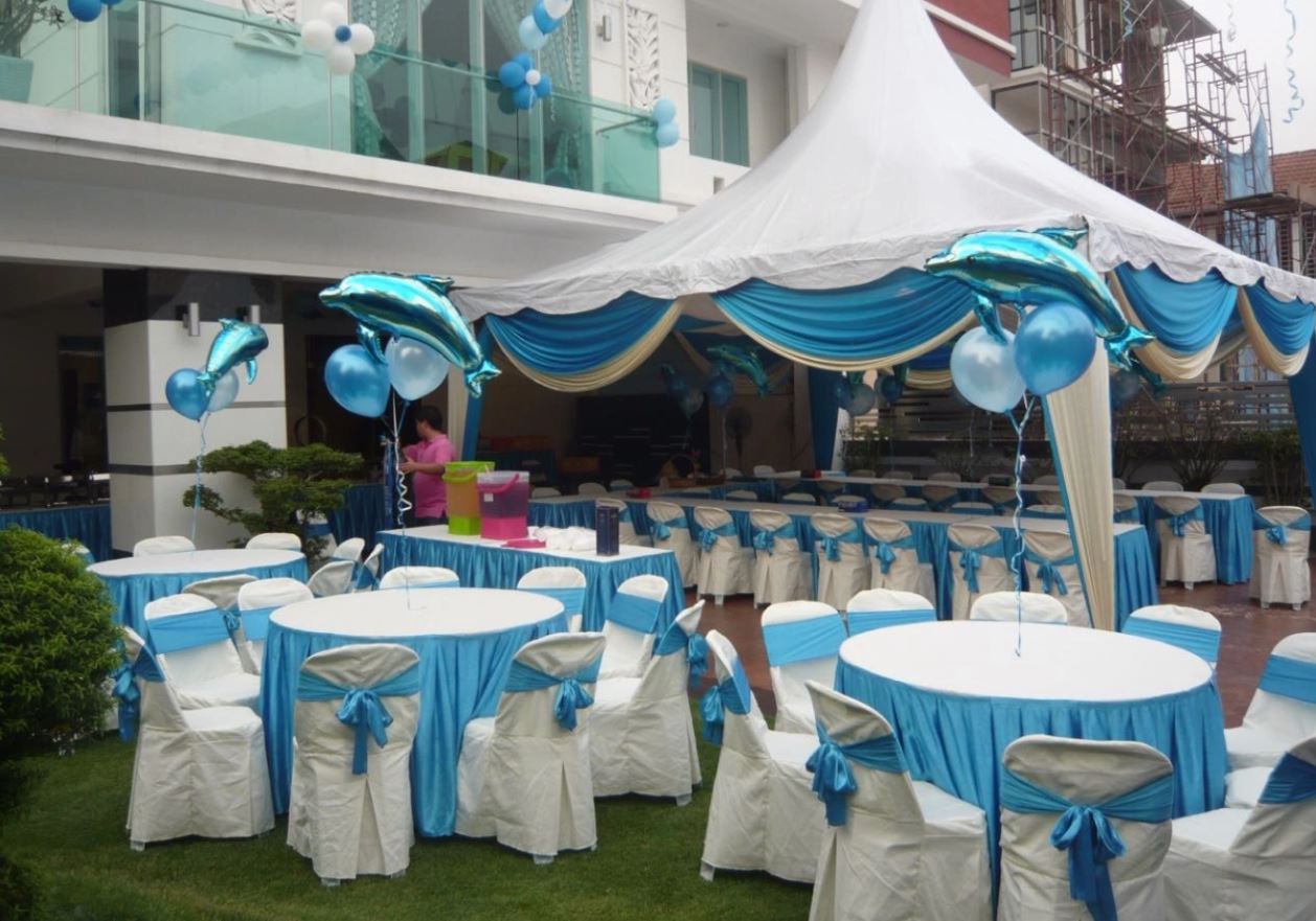 Plastic Chairs with Cover Rental Singapore